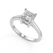 Caitlyn Four Prong Princess Cut Diamond Engagement Ring - Nivetta